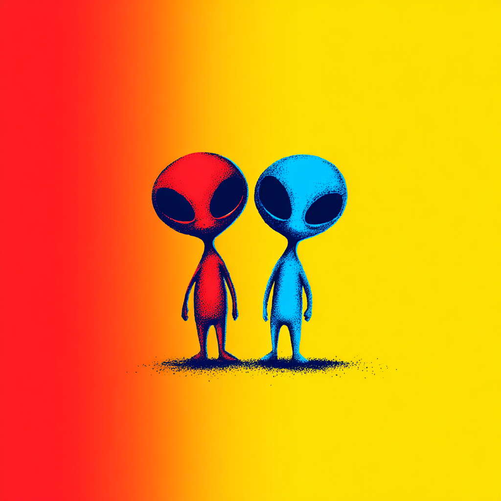 Carl and Craig as aliens